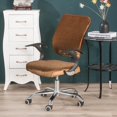 thumbnail image 4 of Soft Velvet Stretch Wedding Dining Room Chair Seat, 4 of 5