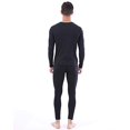 thumbnail image 3 of LANBAOSI Men Thermal Underwear Set Winter Top & Bottom Ultra Soft Male Long John Set Size 4X-Large, 3 of 5