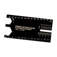 thumbnail image 4 of Xuanheng Stainless Steel Strings Action Ruler Guitar Setup Gauge for Maintenance Banjo Black A, 4 of 8