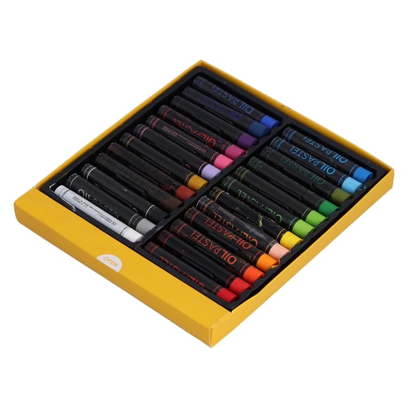 Colorful Cylindrical Oil Pastels, Vivid and Delicate, Soft and , for Painting, Drawing