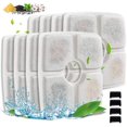 thumbnail image 1 of Pet Fountain Filter Set, 8 Pack 3 Triple Filtration System Replacement Cat Water Fountain Filters For 84oz/2.5l Automatic Pet Fountain Cat Water Fount, 1 of 5