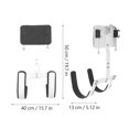 thumbnail image 2 of Adjustable Snare Drum Aluminum Back Frame Marching Snare Drum Backing Percussion With Shoulder Strap Supplies (White), 2 of 8