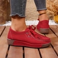 thumbnail image 4 of Mocassins à Plateforme Compensée Style Penny Espadrilles Mode pour Femmes 2025 Automne en Suède Largeur Grand Chaussures de Marche Décontractées, 4 of 7