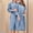 Sky Blue, variant on Timegard Womens Nightgowns Lightweight Long Soft Cotton Bathrobe Spa Bath Robe Loungewear Solid Color