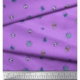 thumbnail image 3 of Soimoi Cotton Poplin Fabric Moth & Light Bug Insects Print Fabric by The Yard 56 Inch Wide, 3 of 4