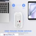 thumbnail image 4 of Bluetooth Rechargeable wireless Mouse for MacBook pro MacBook Air Mac Laptop Chromebook Windows Notebook MacBook HP PC DELL, 4 of 10