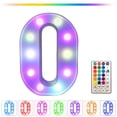 thumbnail image 2 of LiveSatisfy Clearance Colorful Light Up Letters, LED Letter Lights Marquee Letter Signs Battery Powered, Letter Lamp with Remote for Birthday Party Wedding Home Bar Christmas Decorations, 2 of 8