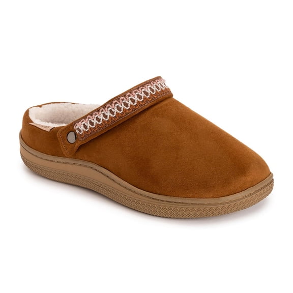 MUK LUKS Ladies Convertible Clog Slippers Chestnut, Sizes 5-10
