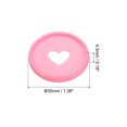 thumbnail image 2 of Unique Bargains Plastic Book Binding Discs Heart Binder Rings, Pink, 22 Pack, 2 of 6