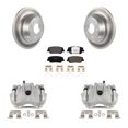 thumbnail image 1 of Transit Auto Rear Disc Brake Caliper Coated Rotors and Ceramic Pads Kit for Car 2014-2015 Kia Sorento with Red Painted Calipers KCG-100028T, 1 of 11