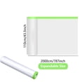 thumbnail image 3 of Disposable Plastic Drop Cloth Roll 20m Clear Painter Tarp with Self-Adhesive Backing, Tear-Resistant Cover for Furniture, Floors, and Surface Protection, 3 of 8
