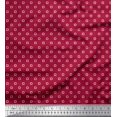 thumbnail image 1 of Soimoi Poly Georgette Fabric Swimming Ring Small Printed Craft Fabric by The Yard 52 Inch Wide, 1 of 3