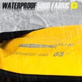 thumbnail image 3 of AFISHTOUR Motorcycle Waterproof Duffel Bag, 65L Motorcycle Dry Bag with Quick-fixed Straps for Travel, Kayaking, Camping (Yellow), 3 of 9