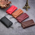 thumbnail image 2 of Multifunction Key Bag Housekeeper Holders Leather Keychain Men Women Buckle Keys Organizer Case, 2 of 3