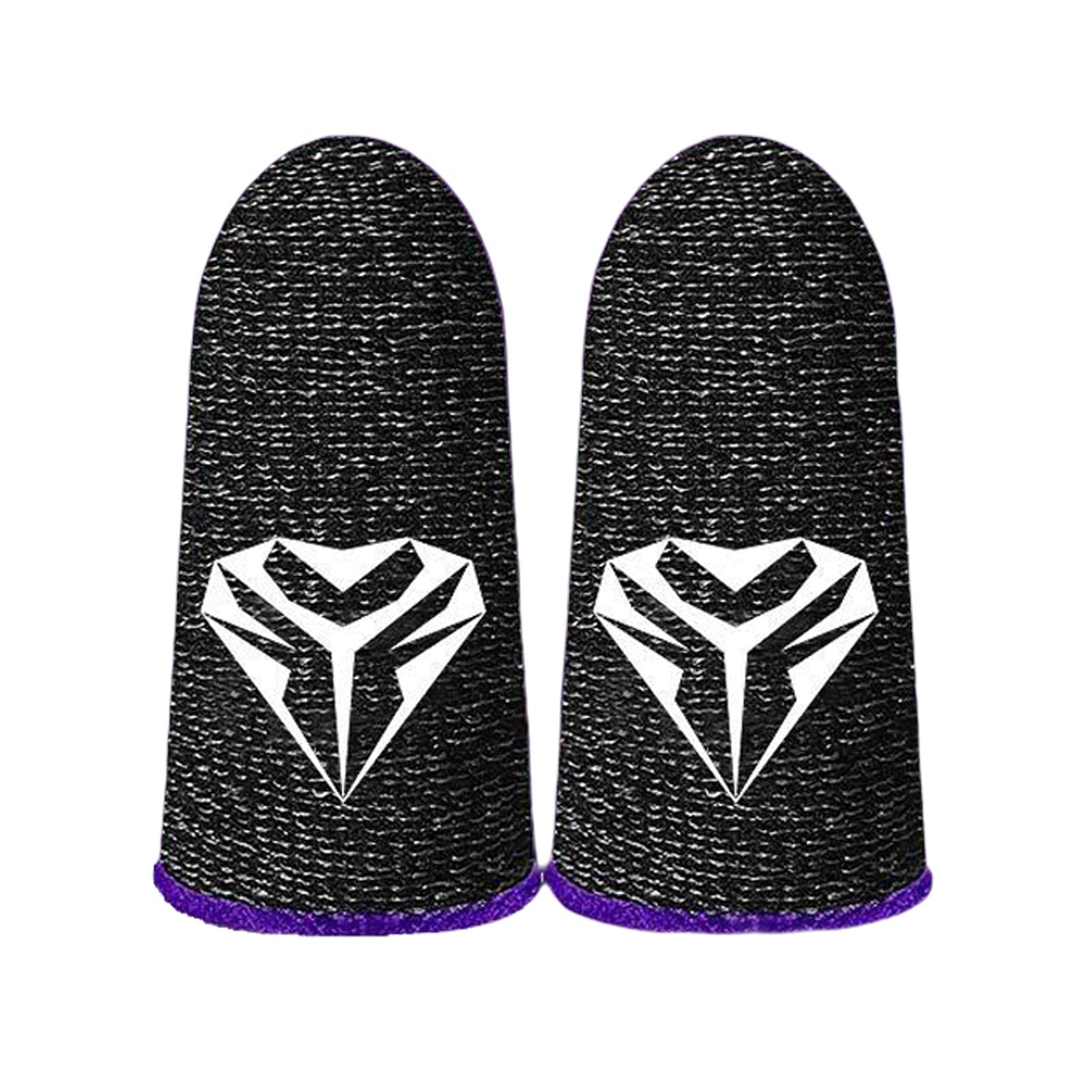 1 Paire Manchon de Doigt de Jeu Manchon de Pouce Résistant à la Sueur pour Jeu Mobile Sans Couture