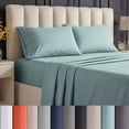 thumbnail image 1 of Beddora Lightweight Microfiber Sheet Set – Soft, Breathable, Quick-Dry & Wrinkle-Resistant – Includes Flat Sheet, Fitted Sheet & Pillowcases – Twin – Harbor Grey, 1 of 9