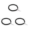 thumbnail image 1 of Baohd Stylish And Comfortable Beaded Bracelets For Wear Gift Cross Pendant Bracelets black 3Set, 1 of 6