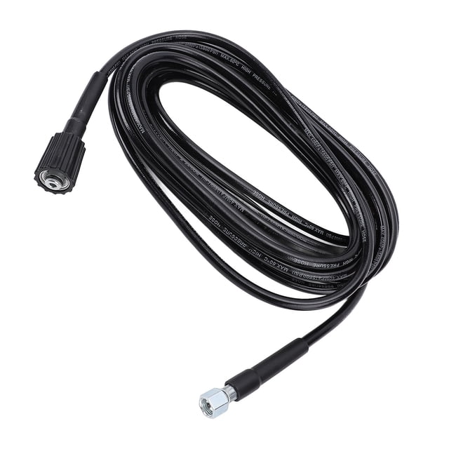 High Pressure Water Hose Wearproof Rubber Metal Connector Replacement Power Washer Hose Car Washing