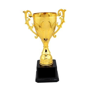 KLKCMS Trophées de Récompense Trophée Petits Trophées avec Récompenses de Base Prix pour Soccer Soccer 17 cm