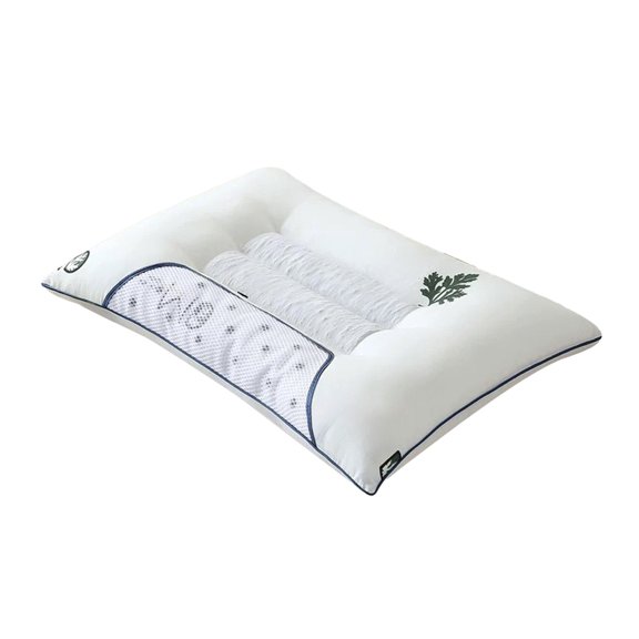 Eoozwa Hotel Quality Sleep Pillow, Soft Fluffy and Comfortable Bed Pillow for Back, Stomach or Side Sleeping, Breathable Polyester Pillow with Balanced Support