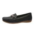thumbnail image 2 of Pisexur Chaussures pour Femmes à Semelle Plate, Chaussures « Beans », Bout Rond Surdimensionné, Décolleté Peu Profond, Mancherons Ajourés, Chaussures pour Femmes à Strass, 2 of 9