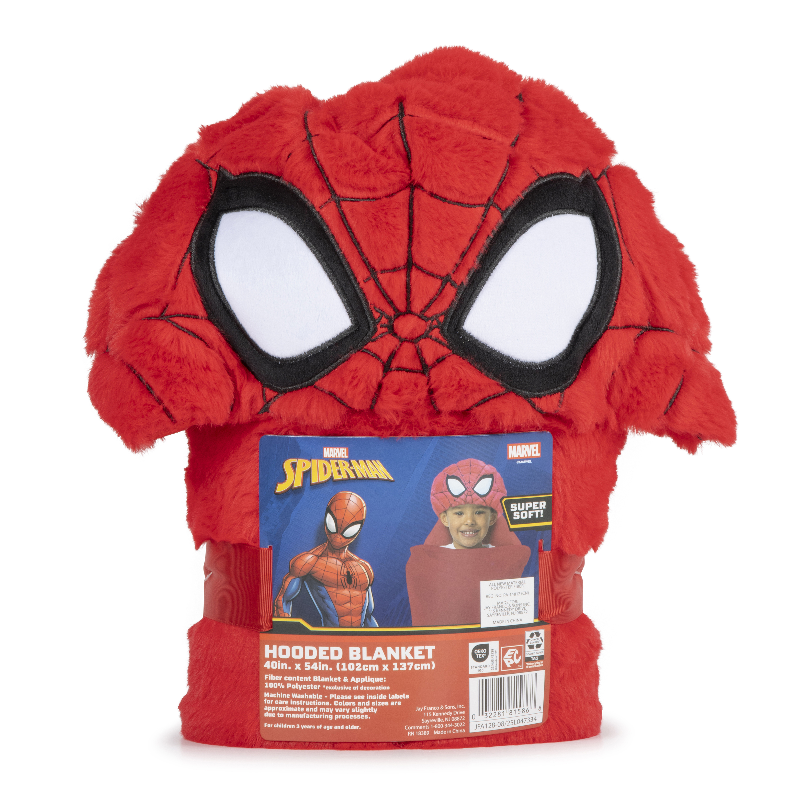 Spider-Man Couverture à Capuche au Toucher Soie