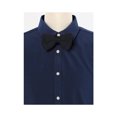 thumbnail image 5 of INSPIRE CHIC Men's Pre-Tied Bow Ties Adjustable Strap Solid Color Knitted Bowtie Black, 5 of 5