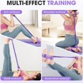 thumbnail image 4 of YISITIAN Multifunction Tension Rope, 8-Tube Elastic Pull Tube Resistance Bands for Full Body Workout, Home Gym Fitness Training for Adults Beginners Professionals AZ1014-3552, 4 of 6