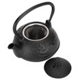thumbnail image 2 of Iron Tea Kettle,Delaman 0.3L Cast Iron Teapot Kettle Imitating Japanese Style Uncoated Double Chinese Dragon Pattern Gift Decoration Desktop Accessories, 2 of 8