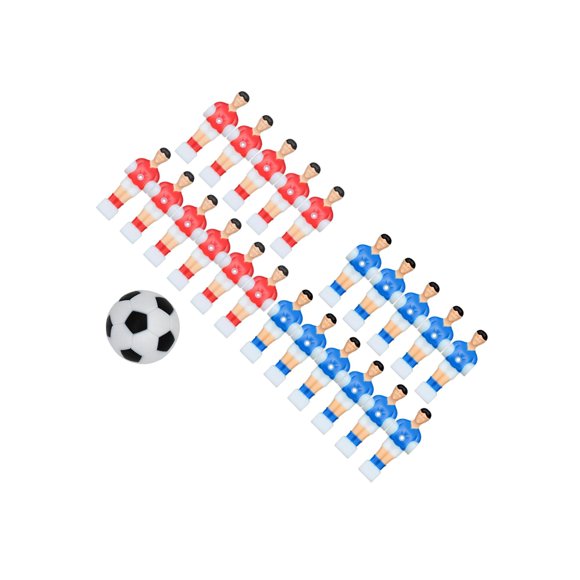 ZLight Foosball Men Football Players Parts with Football Men Soccer Player Football