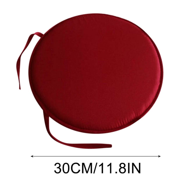 Yhmxh Coussins de Chaise Intérieur Extérieur Coussins de Chaise Ronds avec Attaches, Coussins Ronds pour Chaises de Salle à Manger Coussin de Siège Rond Coussins de Chaise de Jardin Ensemble pour Meuble