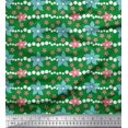 thumbnail image 1 of Soimoi Poly Georgette Fabric Dot & Floral Artistic Print Fabric by The Yard 42 Inch Wide, 1 of 5