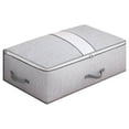 thumbnail image 2 of Underbed Storage Bags for Blankets Clothes Comforters | Foldable Under Bed Organizer with Clear Window and Handles, 2 of 7