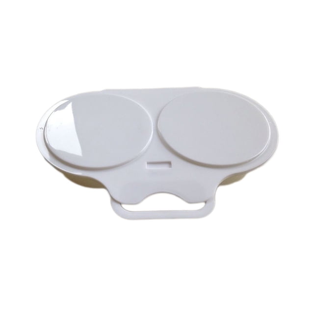 Becaristey Save Time In Kitchen Microwave Egg Cooker White Wide Application Egg Steamers white 1Set