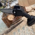 thumbnail image 4 of Upgrade Mini Chain Saw 4 Inch Cordless Electric ChainSaw with LED Illuminator Protective Bezel One Hand Chain Saw Pruning Shear Chain Saw, 4 of 9