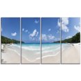 thumbnail image 2 of Blue Seychelles Island Panorama - Large Seascape Art Canvas Print, 2 of 3