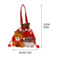 thumbnail image 1 of RXIRUCGD Sacs de Noël Mignons pour Cadeaux Sacs-Cadeaux Rouges Petit Sac à Main Non Tissé Bon pour Cadeaux de Fête de Noël, 1 of 3
