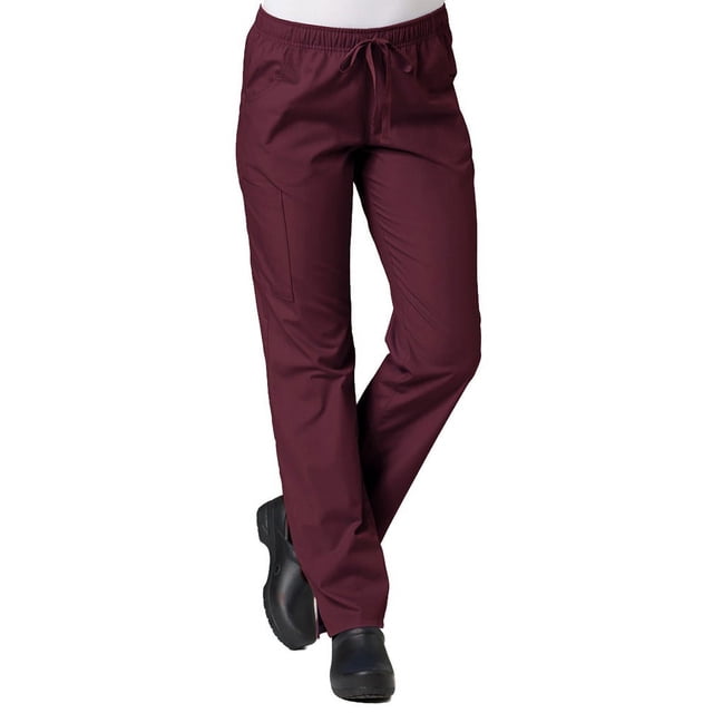 Red Panda Women's Elastic Waistband Cargo Scrub Pant
