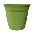 thumbnail image 1 of HC Companies Pot de Jardinière Éclipse 8 Pouces Intérieur Extérieur avec Soucoupe Attachée, Vert, 1 of 2