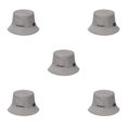 thumbnail image 3 of VONKY Comfortable And Breathable Fisherman Hat For Sun Protection Sunscreen Fisherman Cap Hat Summer gray 58cm 5Set, 3 of 6