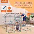 thumbnail image 2 of VEVOR Tent Fort Building Kit for Kids STEM Construction Toy Set Castle 180PCS, 2 of 9
