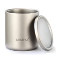 thumbnail image 1 of Double Wall Titanium Water Cup Coffee Tea Mug with Lid for Home Outdoor Camping, 1 of 8