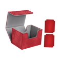 thumbnail image 3 of MERIGLARE Trading Card Deck Box Container Game Card Organizer for TCG Collection Cards Red, 3 of 9