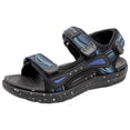 thumbnail image 1 of dmqupv Toddler Sandals Boys Boys Sandals Comfortable Soft Sole Open Toe Sandals Fashionable Wedge Heel Beach Sandals Blue,Size for US 5, 1 of 8