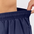 thumbnail image 4 of Styesk Mens Shorts Man Casual Sports Speed-Dry Running Mesh Zipper Pocket Drawstring Shorts, 4 of 6