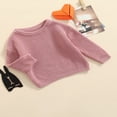 thumbnail image 4 of Nouveau-né Garçon Fille Câble Tricot Pull Pull Enfant Enfant à Manches Longues Col Rond Pull Top, 4 of 7