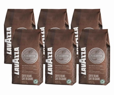 Lavazza FAIRTRADE TIERRA Intense Blend Coffee Beans 1 Kg / 2.2 Lbs (6/Case)