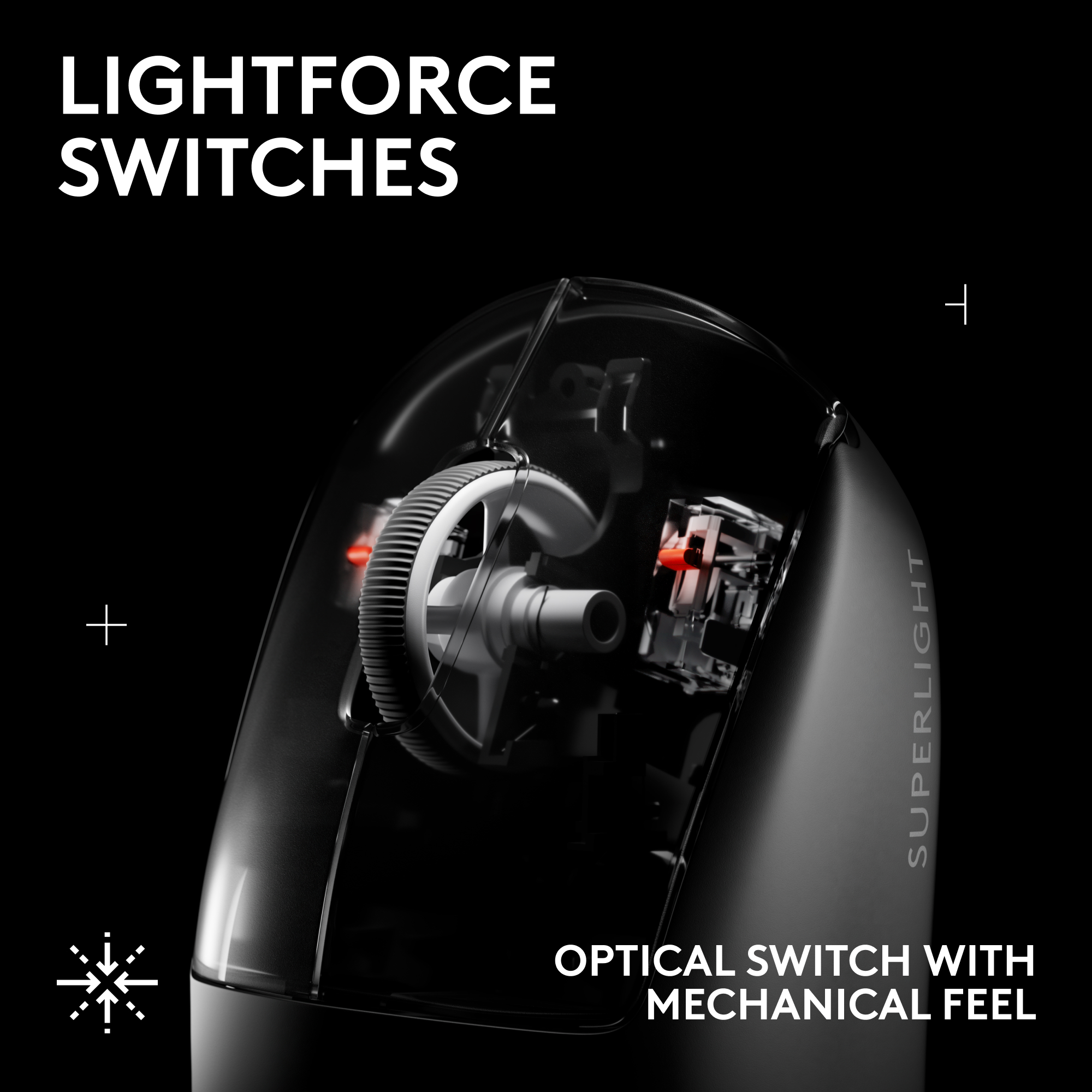 Souris gaming sans fil Logitech G PRO X SUPERLIGHT 2 SE LIGHTSPEED - Blanc