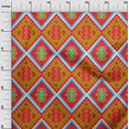 thumbnail image 3 of oneOone Rayon Red Fabric Tribal Craft Projects Decor Fabric Printed By The Yard 56 Inch Wide, 3 of 4