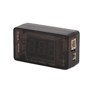 1S Vie Testeur de Batterie Indicateur Checker, Léger 1S Lithium Testeur de Batterie Indicateur Checker Fiche d'Affichage Statique et Jouer pour la Tension de la Batterie